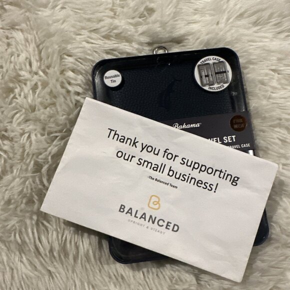 Tommy Bahama Mens Manicure Essential Travel Set NEW Reusable Tin - Picture 7 of 7